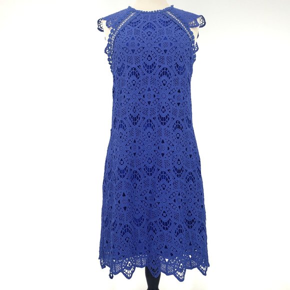 Laundry By Shelli Segal Dresses & Skirts - LAUNDRY by Shelli Segal Blue Lace Dress SZ 8